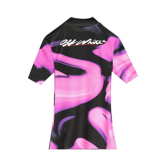 OFF WHITE | Liquid Melt Cutout Tee 'Pink' | Size XS - Picture 2 of 8